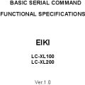 Icon of LC-XL100 RS-232 Basic Serial Commands
